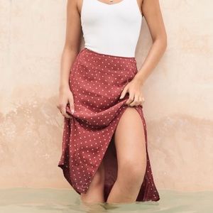 😻Abercrombie & Fitch Midi Slit Skirt